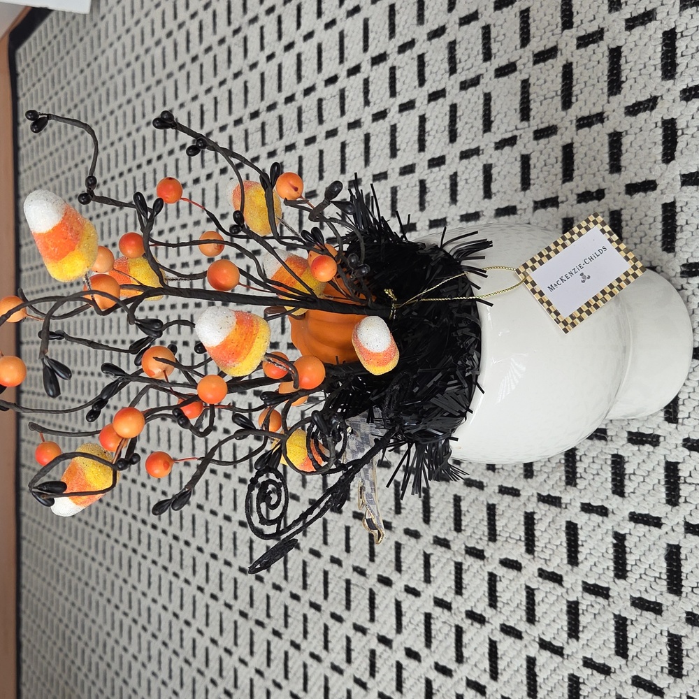 NWT MacKenzie-Childs Halloween Boo Arrangement - Picture 6 of 7